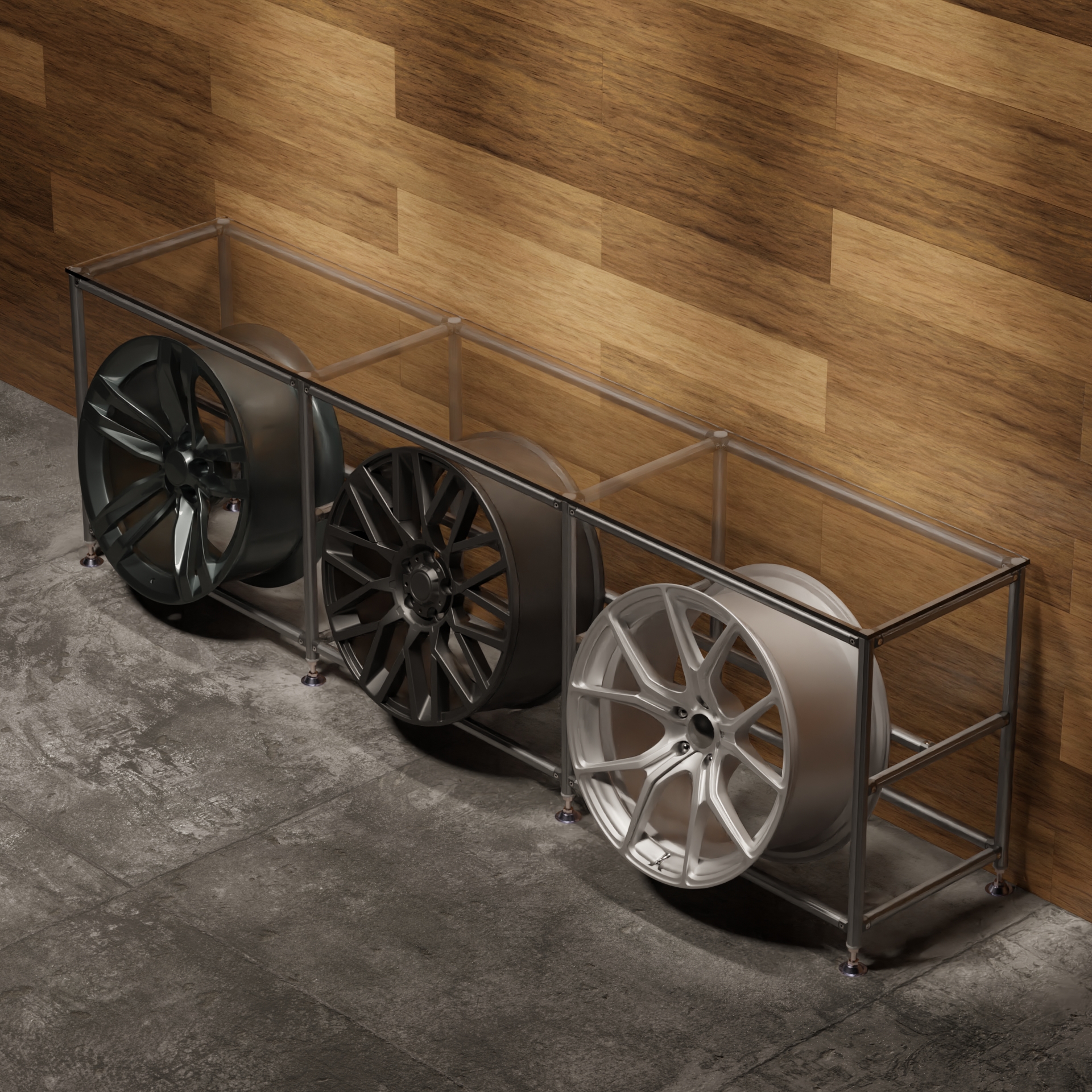 ホイール展示ラック | G-Fun Style | 製品事例集