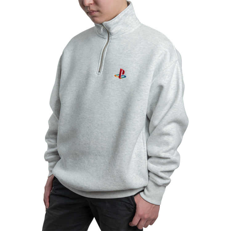 Heritage ハーフジップスウェット / PlayStation™ グレー – GRAPHT