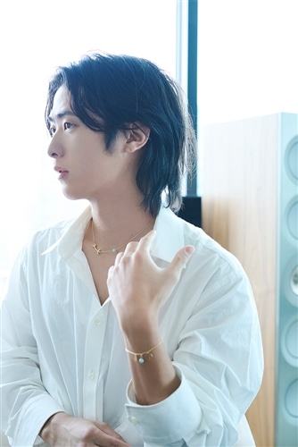 イケメン気功師シュン Ψ×ラリマー 18Kゴールドブレスレット（特典