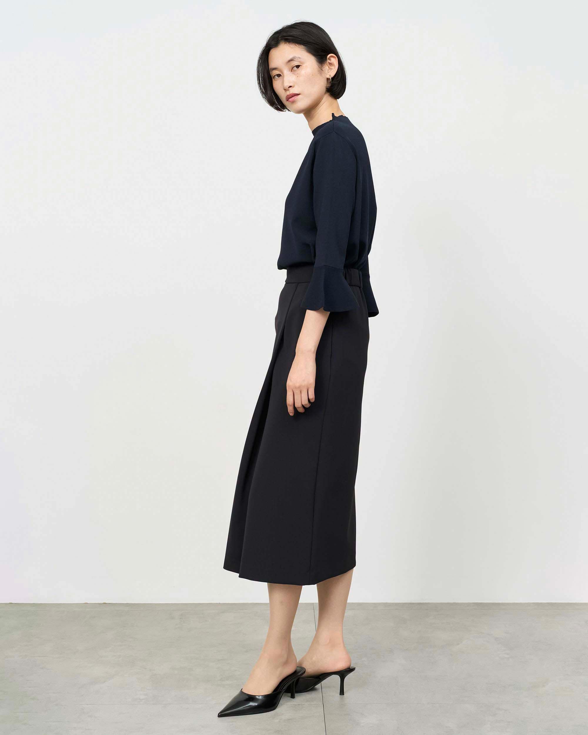 ストレッチファインロングタイトスカート - SOÉJU online store｜上質