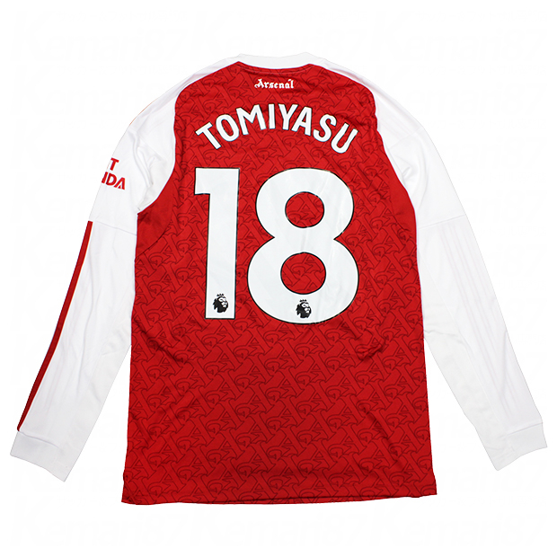 アーセナル 25-26 ホーム 長袖レプリカユニフォーム 18.冨安健洋