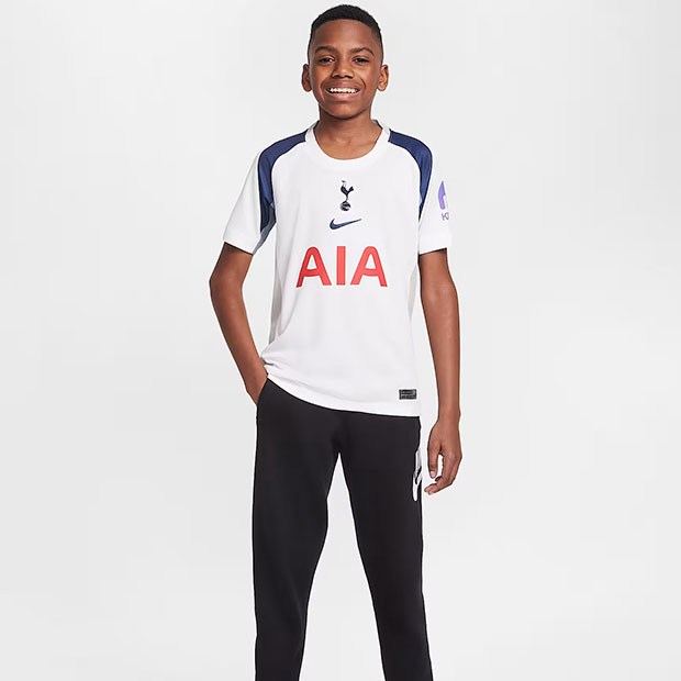 ジュニア トッテナム 25-26 ホーム 半袖レプリカユニフォーム