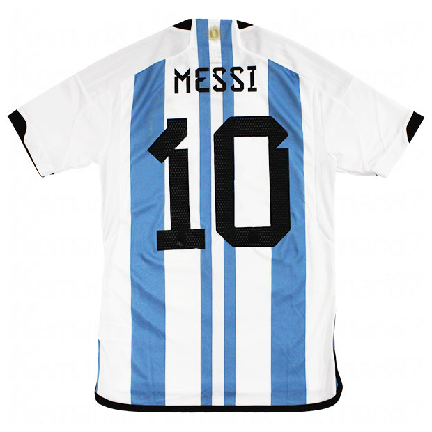 アルゼンチン代表 2023 ホーム 半袖レプリカユニフォーム 3S 10.メッシ