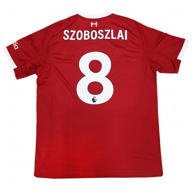 リバプール 25-26 ホーム 半袖レプリカユニフォーム 8.ソボスライ
