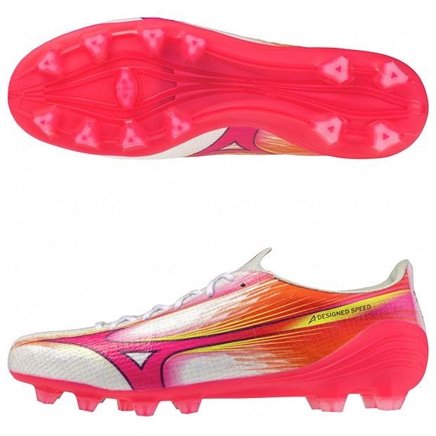 ミズノアルファ 3 PRO ホワイト×ピンク | ゲキサカFCストア