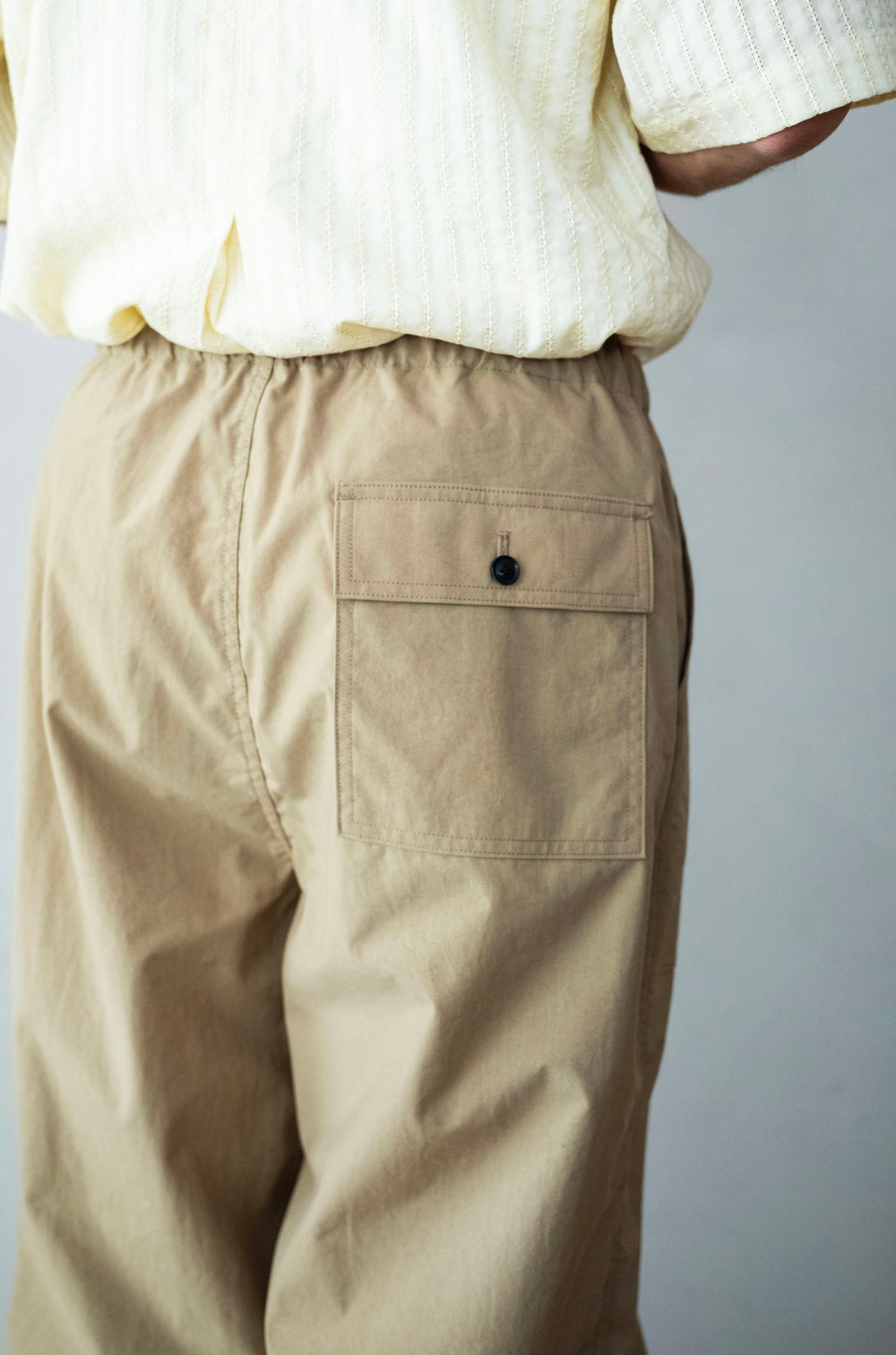 Shrunken Nylon Baker Pants | cliché