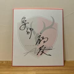 安い鹿島アントラーズ サイン色紙の通販商品を比較 | ショッピング情報