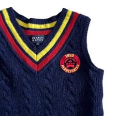 PEARLY GATES ケーブルニット ベスト Vネック ウール - メルカリ