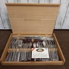 未使用品 ラッキーウッド エデン廃盤品 ディナーカトラリーセット 40μ