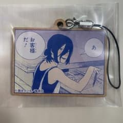 チェンソーマン レゼ 原作絵 ストラップ 木札ストラップ 原作イラスト