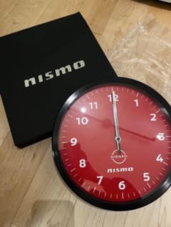 nismo 壁掛け電波時計 未使用品 赤 レッド 日産純正 - メルカリ