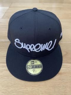 Supreme NEW ERA 59FIFTY ブラックキャップ 7 1/2 - メルカリ