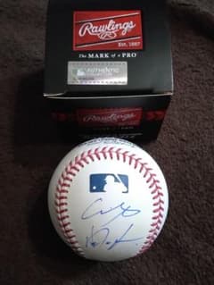 MLB公式球 山本由伸 大谷翔平 直筆サインボール ドジャース ダブル