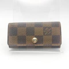 ルイヴィトン 4連キーケース ダミエ ミュルティクレ4 エベヌ - メルカリ