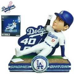 新品MLB公式ドジャース大谷翔平ボブルヘッド40/40 スライディング 8