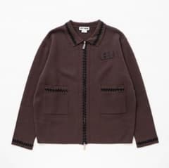 TTT MSW Knit polo cardigan（BROWN）25ss - メルカリ