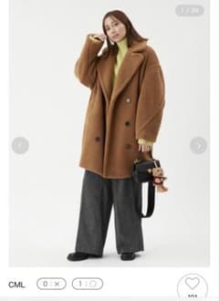 Mila Owen オーバーサイズボアコート - メルカリ