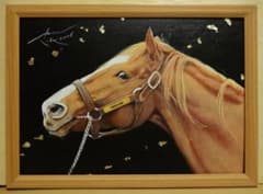 上鈴木正一 油彩画 B4『オルフェーヴル3』新作原画 超・超オススメの