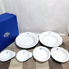 リチャードジノリ ボンジョルノ ブルーロゴ プレート セット - メルカリ