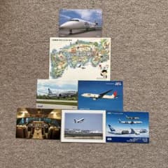 JAL ポストカードセット 7枚 未使用 - メルカリ