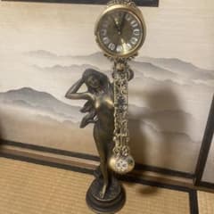 入手困難】CITIZEN 4RP605 希望の女神 振り子 置き時計 ゴールド