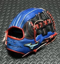 日本製 ミズノプロ オーダー 限定 ダイバーシティブルー 軟式 内野用