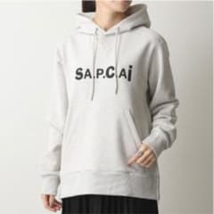 新品 sacai サカイ A.P.C. コラボ プルオーバー パーカー - メルカリ