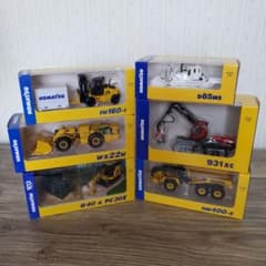 KOMATSU コマツ株主優待 オリジナルミニチュア6点セット - メルカリ