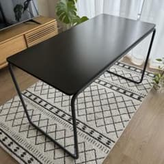 THONET 無印良品 スチールパイプデスク・L／ダークグレー - メルカリ