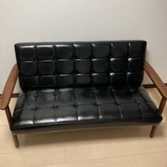 オールドカリモク ソファ 2人掛け長椅子 ヴィンテージ家具 2シーター