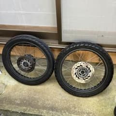 ハンターカブCT125 JA55 純正タイヤホイール、ローター付きセット