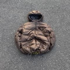 Eddie Bauer ダウン パファー ジャケット ノームコア ブラウン - メルカリ