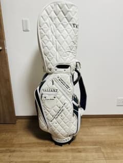 希少！限定！ VALIANT ゴルフバッグ・キャディバッグ ホワイト - メルカリ