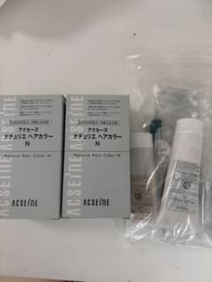 アクセーヌ ナチュリエ ヘアカラー 3個セット - メルカリ