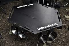 UNPLUGGED 六角形折りたたみテーブル - メルカリ