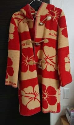 ALBA ROSA アルバローザ ダッフル ブランケットコート 升目コート