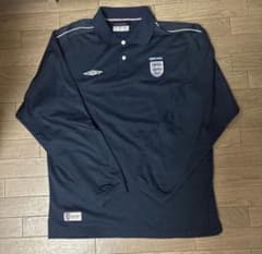 アンブロ イングランド代表 ロングスリーブポロシャツ - メルカリ