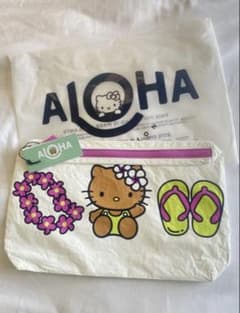 ハワイ・DFS限定】アロハコレクション×ハローキティ ポーチ - メルカリ