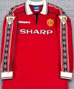 98/99 マンチェスター・ユナイテッド ホーム 長袖 20番 ソルスキア