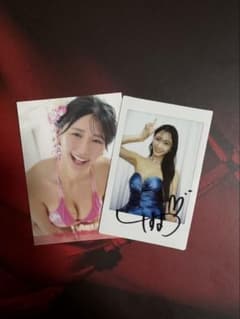 斎藤恭代 トレカ 直筆サイン入りチェキ - メルカリ