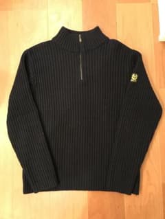 定価6.7万！希少 BELSTAFF ベルスタッフ ハーフジップ セーター M