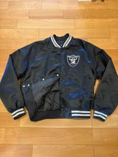 美品 90s raiders レイダース スタジャン L チョークライン - メルカリ