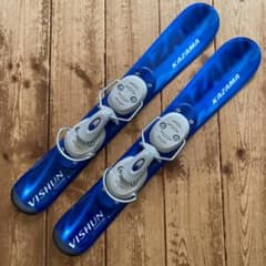 KAZAMA カザマ ファンスキー ショートスキー 62cm 子供用 レディース