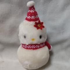 激レア雪国限定ハローキティ雪だるまキティちゃん2000年代ぬいぐるみ