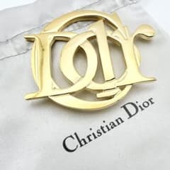 3014-4 極美品✨Dior ブローチ CD ロゴ 希少 刻印 - メルカリ