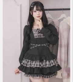 Pium はしごリボンティアードセットアップ ブラック - メルカリ