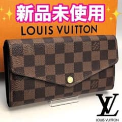 本日限り！ルイヴィトン ポルトフォイユ・サラ ダミエ・エベヌ正規品
