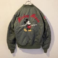 未使用品】AVIREX×Disney MA-1 コラボ ミッキーマウス 2XL - メルカリ