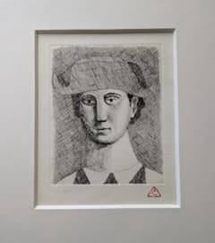 夭折の天才画家・有元利夫の銅版画 1987年展覧会ポスター - メルカリ