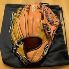 大谷翔平 世界100個限定 asics軟式レプリカ グラブ 2022 収納袋付き